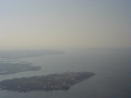 Staten Island Bridge from WTC<br>Location: <a href="https://www.google.com/maps/search/?api=1&query=40.71101,-74.0131" target="_new">World Trade Centre Outside Observation Deck</a>